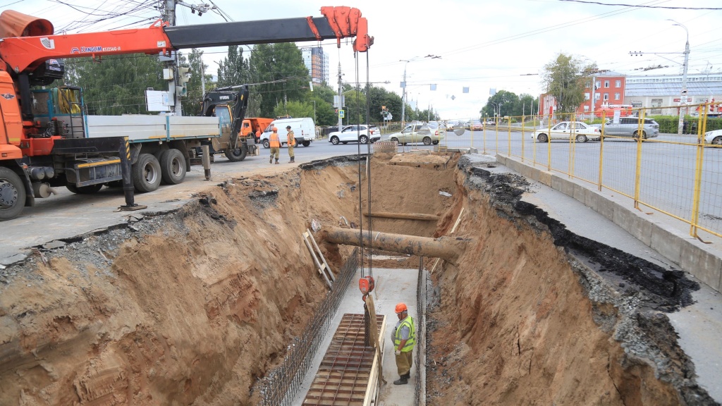 Работы по замене теплосети_ул.Удмуртская.JPG